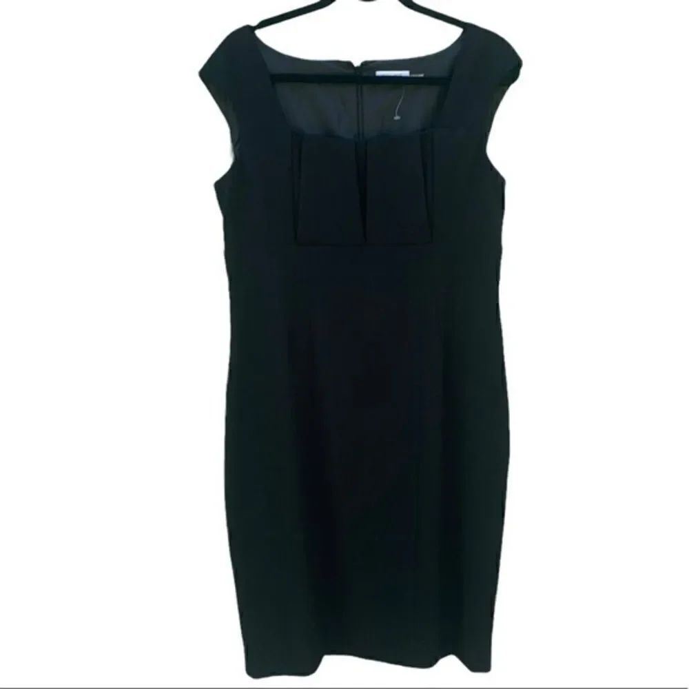 NEW Calvin Klein Black Sheath Dress